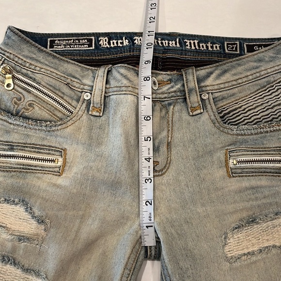 Rock Revival Moto Gaby Size 27 - Picture 5 of 16